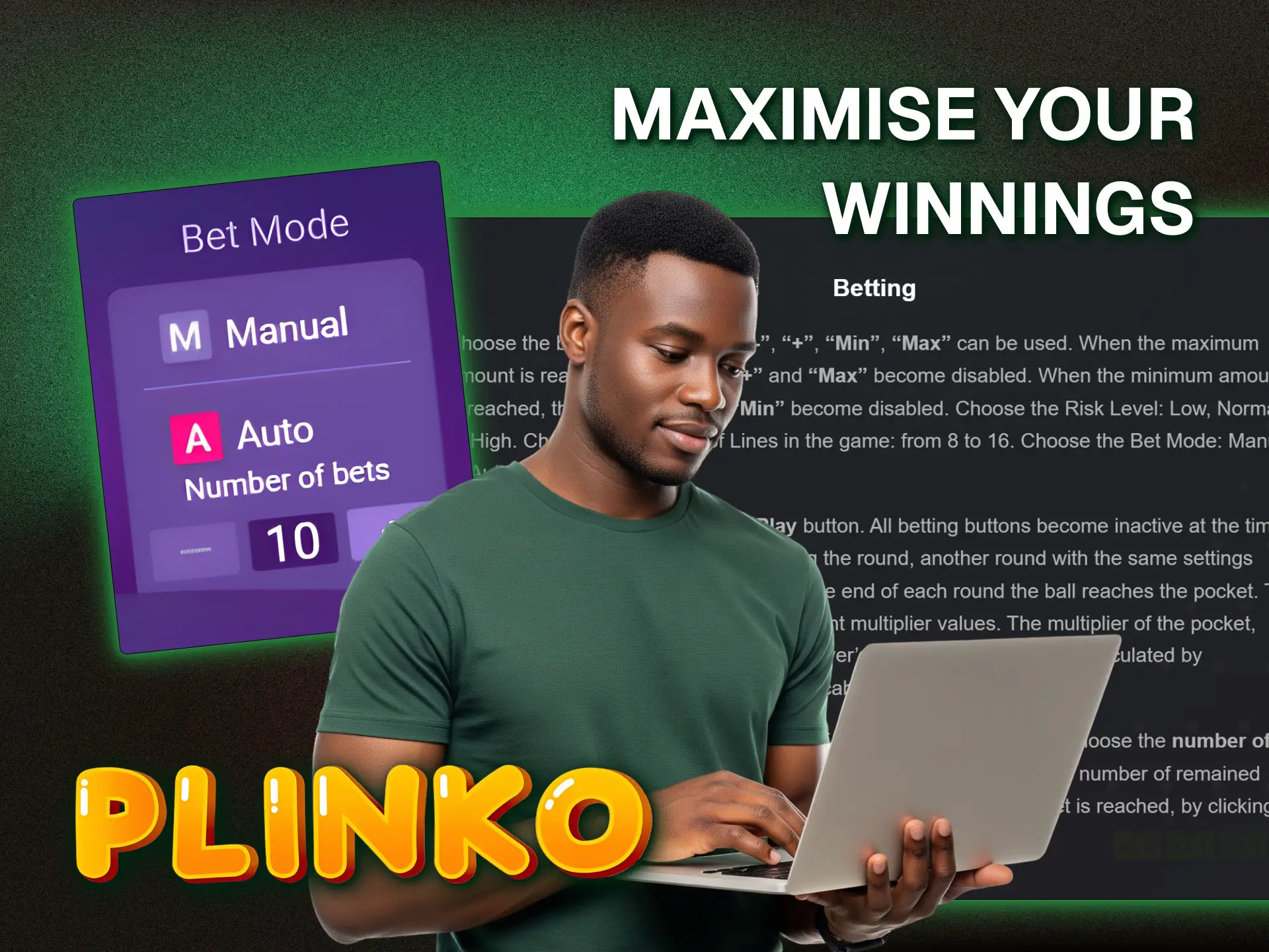 Learn how to play Plinko and start placing your bets today.